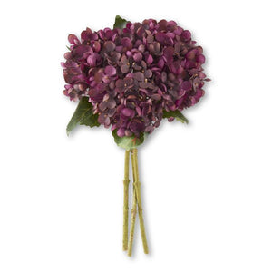 13in Purple Two-Tone Hydrangea Bundles