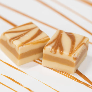 Caramel Vanilla Swirl Fudge (1/2 lb Package)