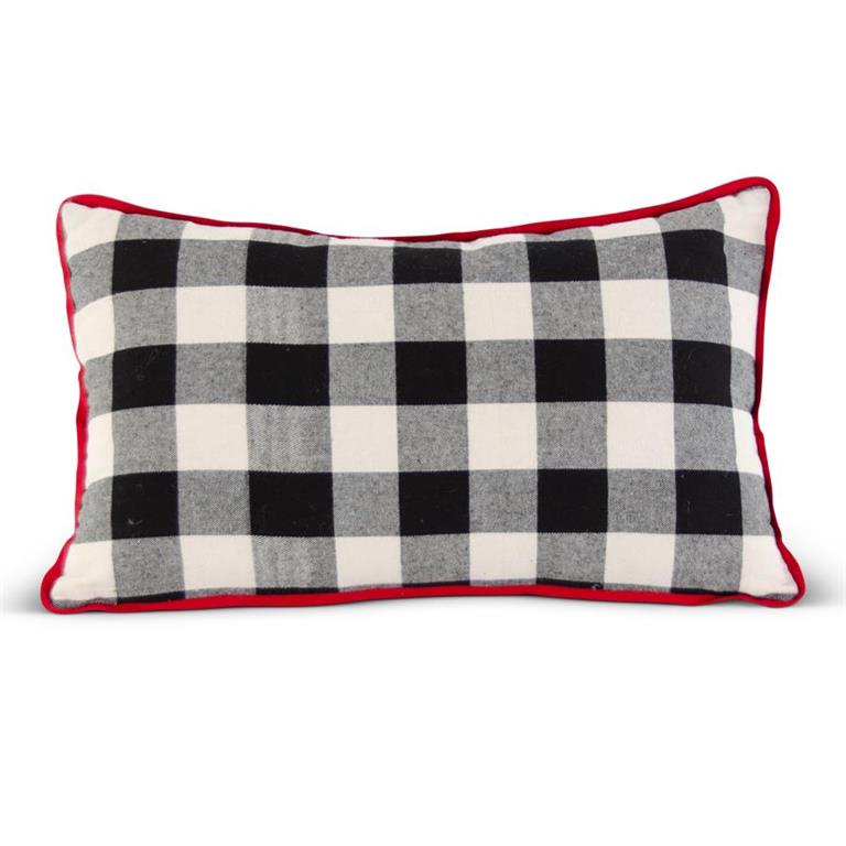 20in Buffalo Plaid Rectangle Pillow