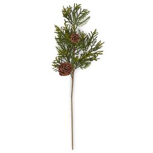 35in Mixed Pine Stem w/Pinecones
