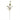 39in Glittered Larch Pine Stem w/Pinecones