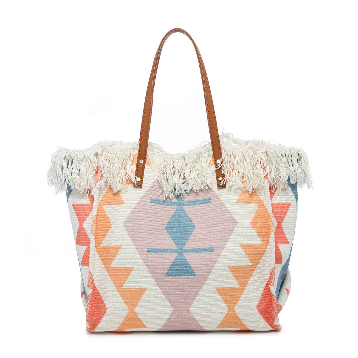 Colorful Madison Handwoven Aztec Tote