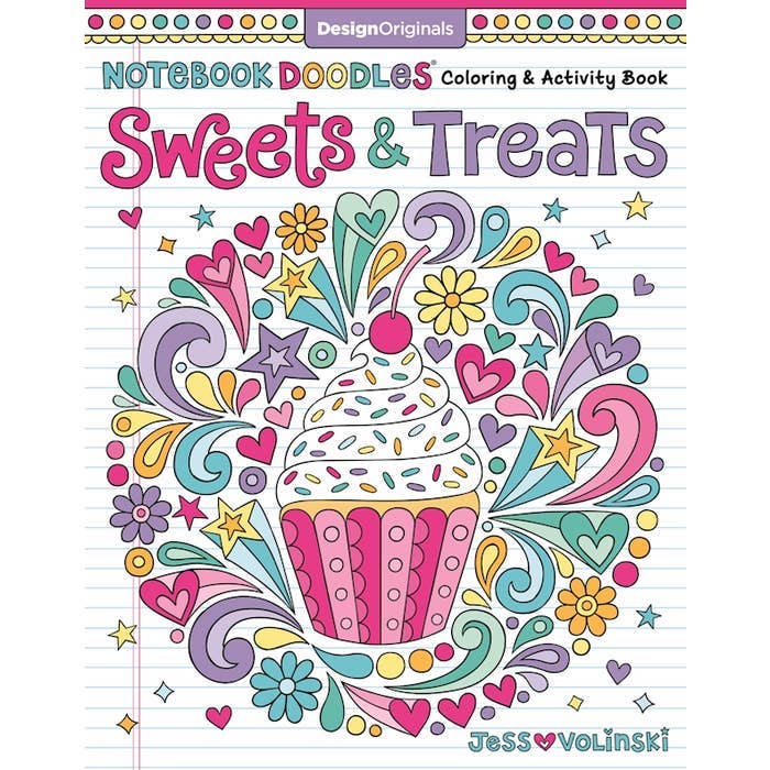 Coloring Book - Notebook Doodles Sweets & Treats