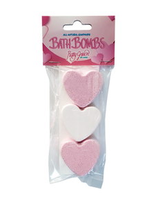 Mini Heart Bath Bomb - Pack of 3