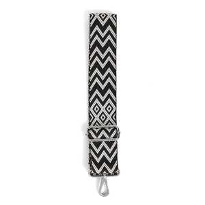 Black ZigZag Bag Strap