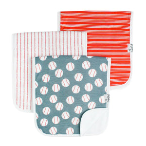 Slugger Burp Cloth Set (3-pack)