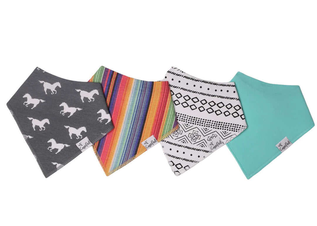 Westyn Baby Bandana Bib Set (4-pack)