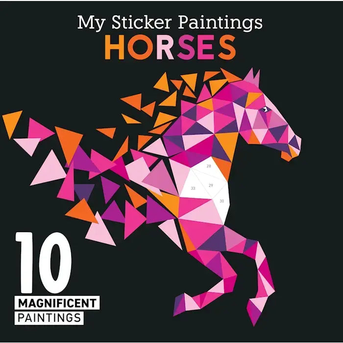 Sticker Paintings: Horses