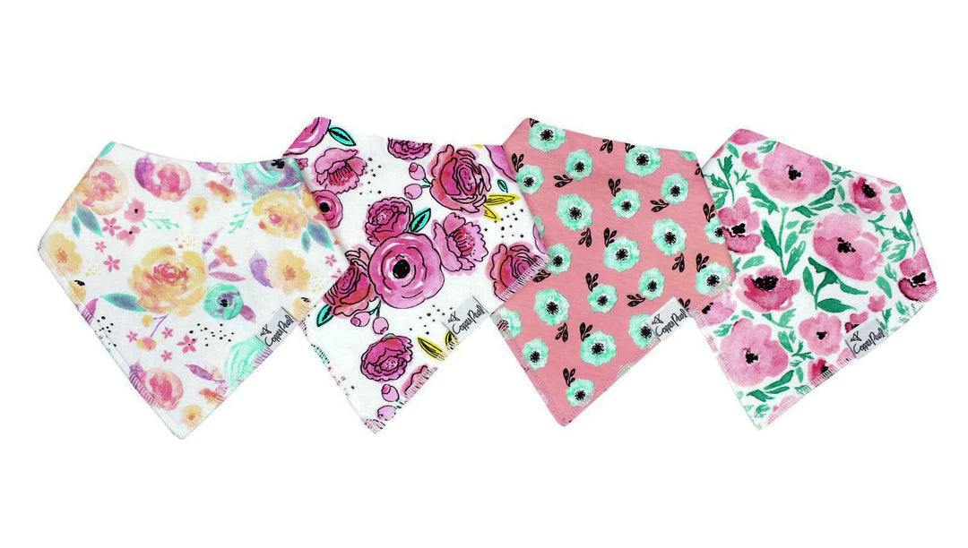 Bloom Baby Bandana Bib Set (4-pack)