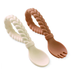 Cream Spoon + Fork Set