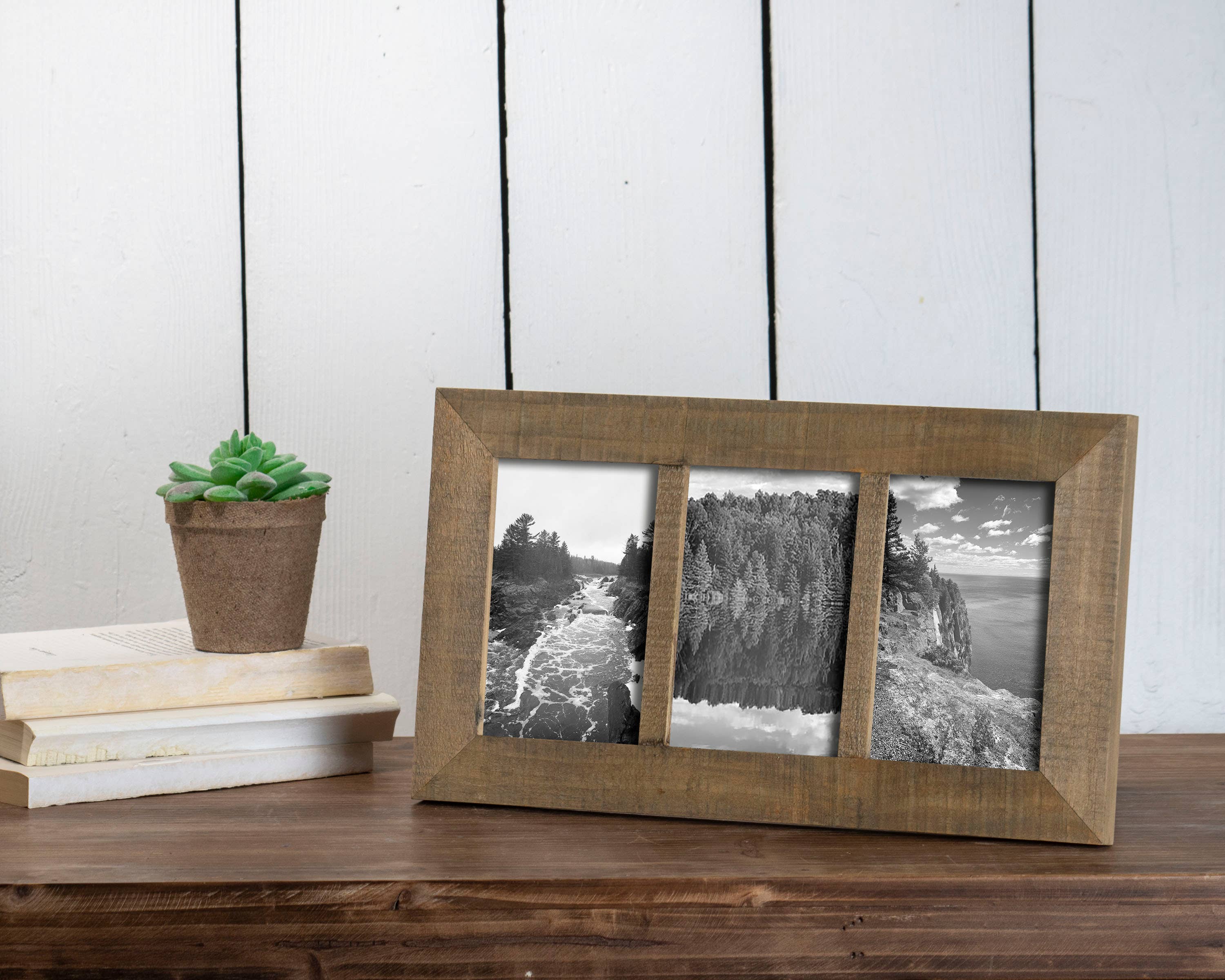 4X6 Three Photo Ripley Frame