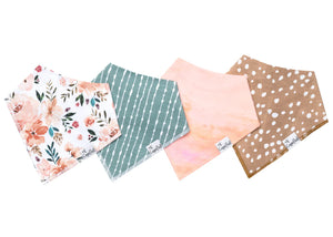 Autumn Baby Bandana Bib Set (4-pack)