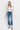 VERVET HIGH RISE CLEAN CUT HEM CROP FLARE JEANS