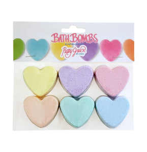 Mini Heart Bath Bomb - Pack of 6