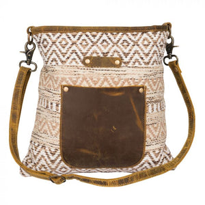 BEIGE WORLD SHOULDER BAG